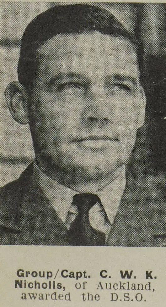 Group Captain C. W. K. Nicholls, of Auckland, awarded the D.S.O.