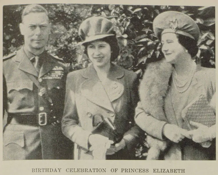 Birthday celebration of Princess Elizabeth