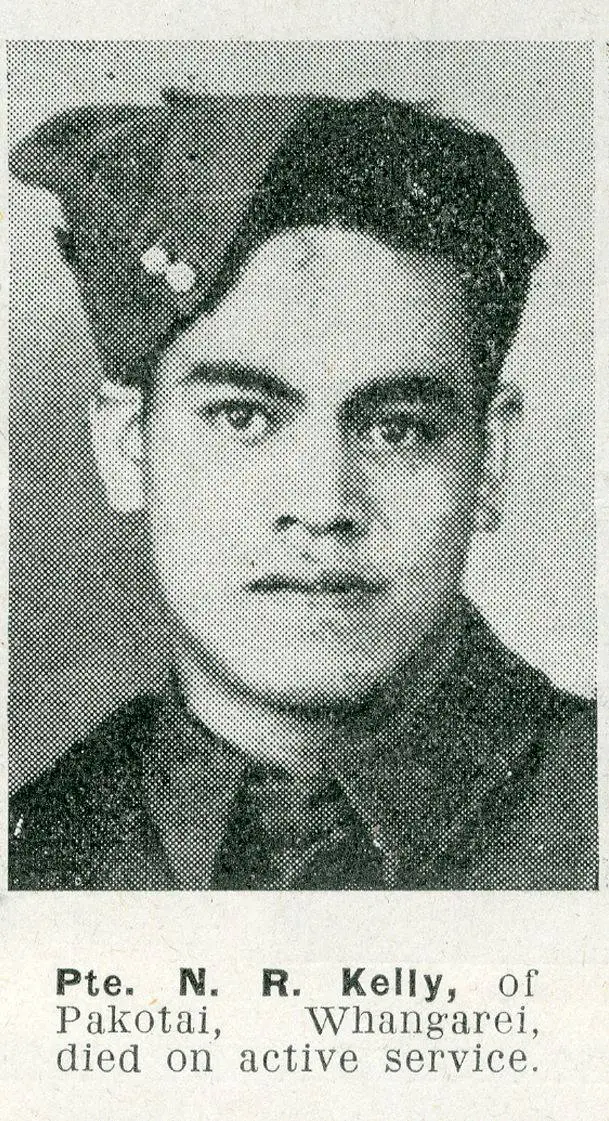 Pte. N. R. Kelly, of Pakotai, Whangarei, died on active service