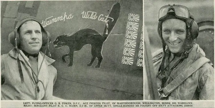 New Zealand airmen in the South Pacific