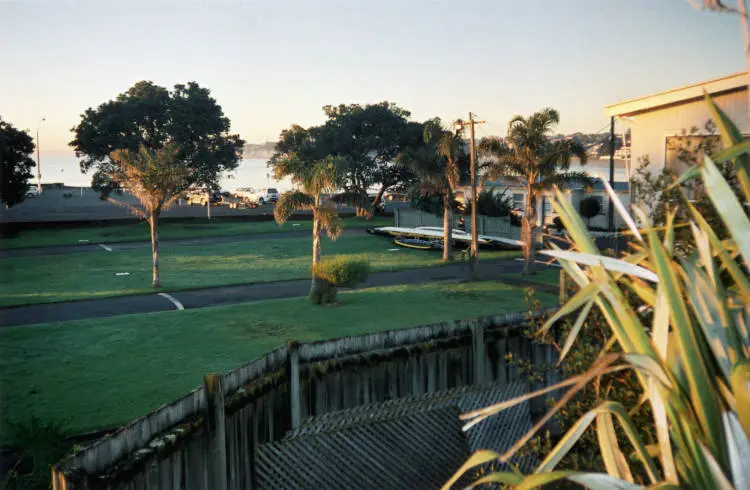 Takapuna Beach Caravan Park.