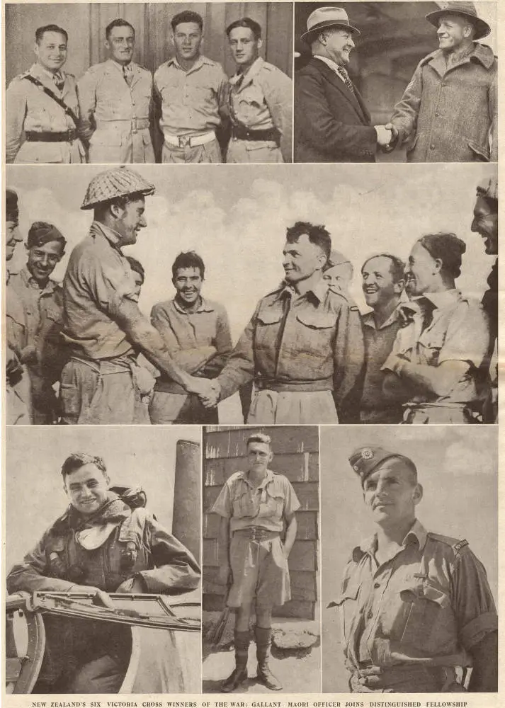 New Zealand's six Victoria Cross winners of the war: gallant Māori officer joins distinguished fellowship