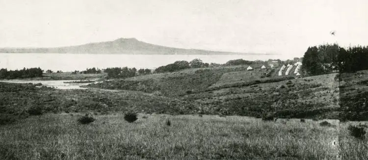 Military camp at Castor Bay, North Shore.