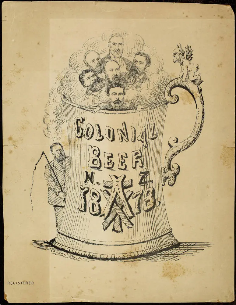 Colonial Beer Tax NZ, 1878