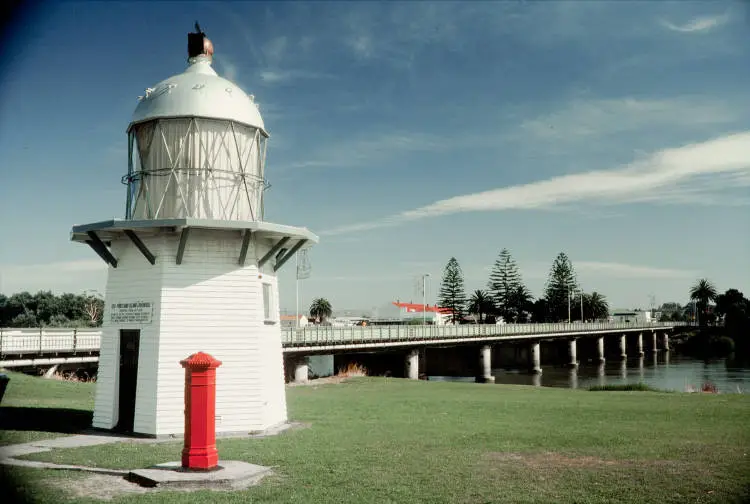 Old Portland Island lighthouse at Wairoa