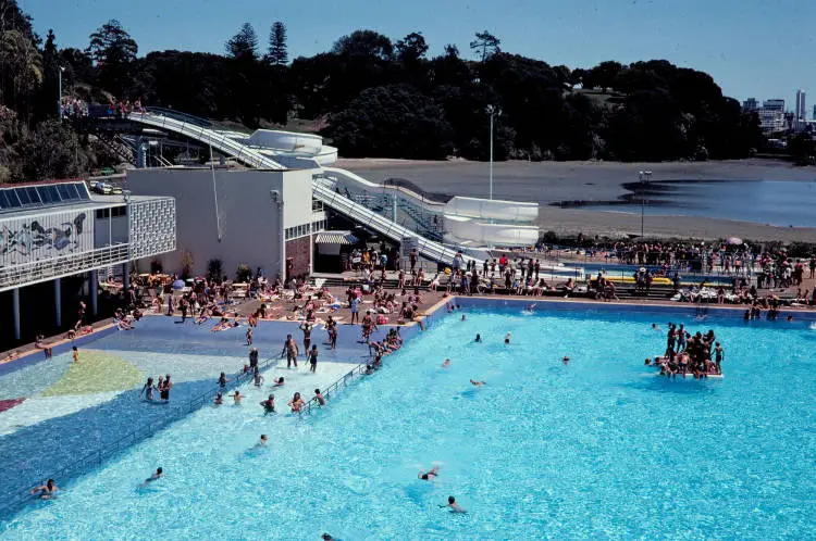 Parnell Baths, Judges Bay, 1983