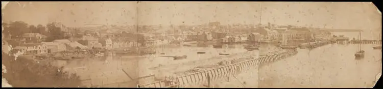 Auckland Waterfront 1859