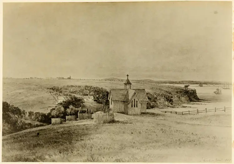 St Stephens Chapel, Judges Bay, Parnell, 1858