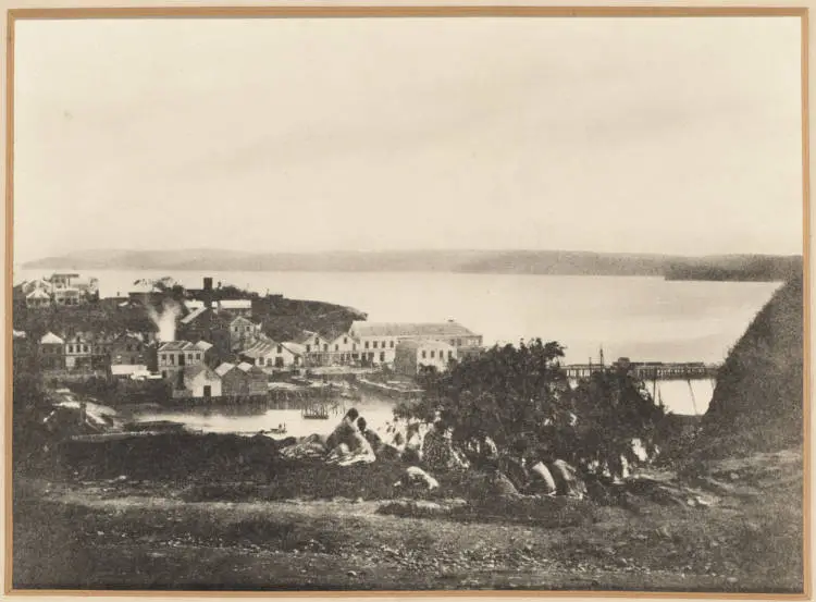 Commercial Bay, Auckland, 1859