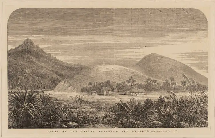 Scene of the Wairau Massacre, New Zealand, 1869