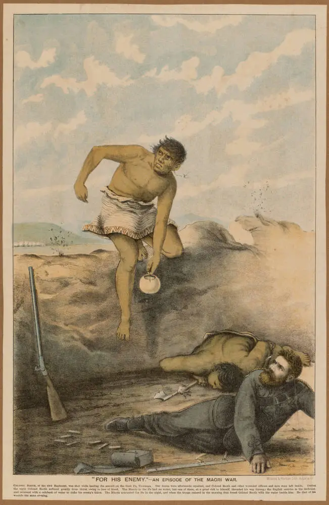 For his enemy - An episode of the Māori War