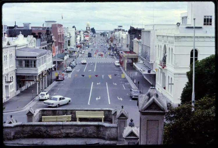 Trafalgar Street, Nelson, 1967