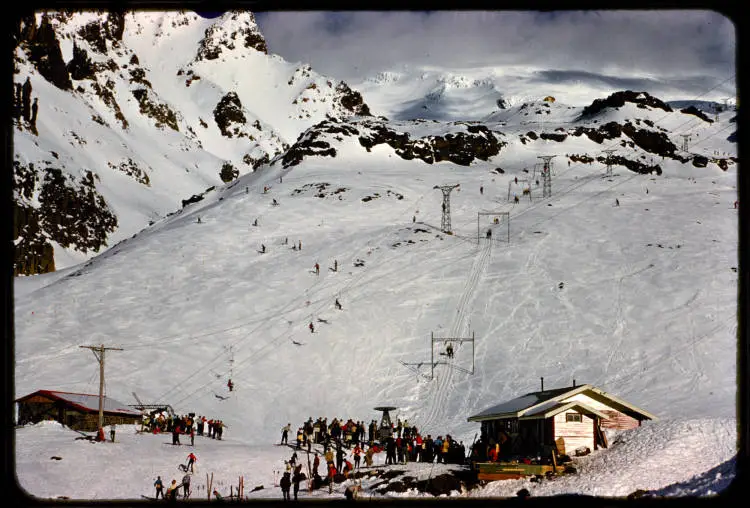 Skiing on Mount Ruapehu