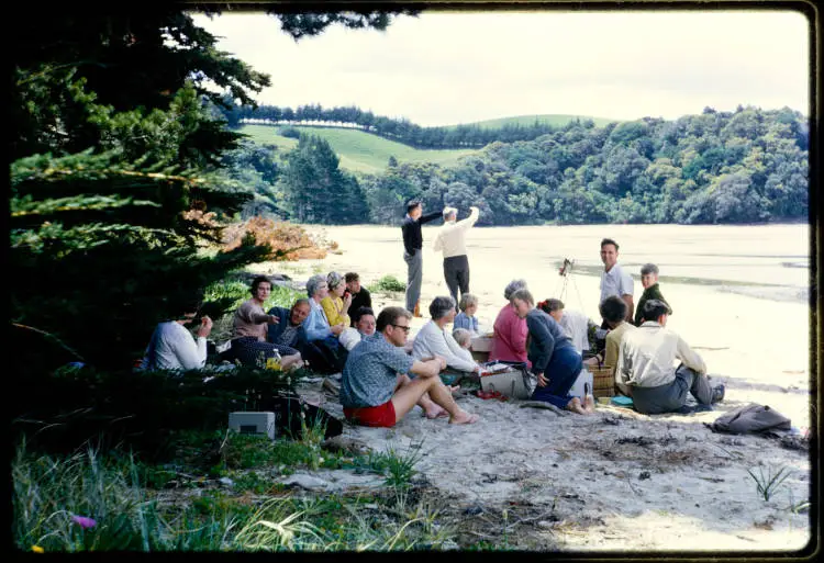 Church picnic at Snell's Beach