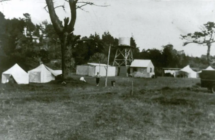 Browns Bay Motor Camp, 1938