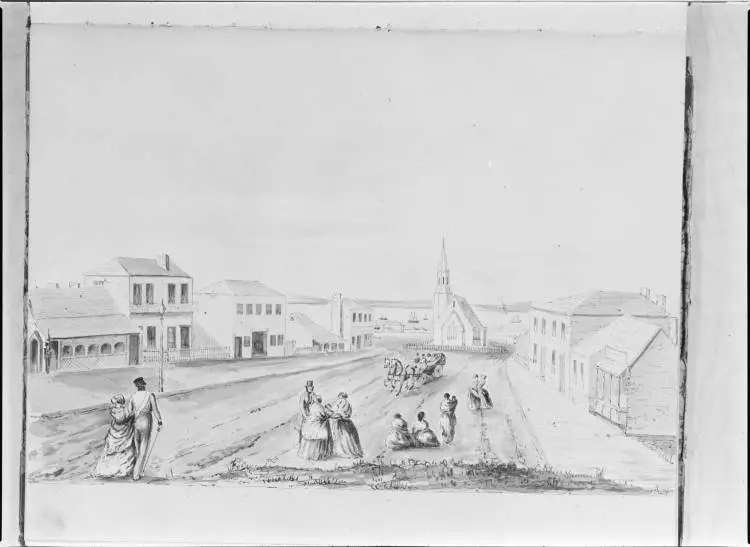 Princes Street, Auckland, 1849