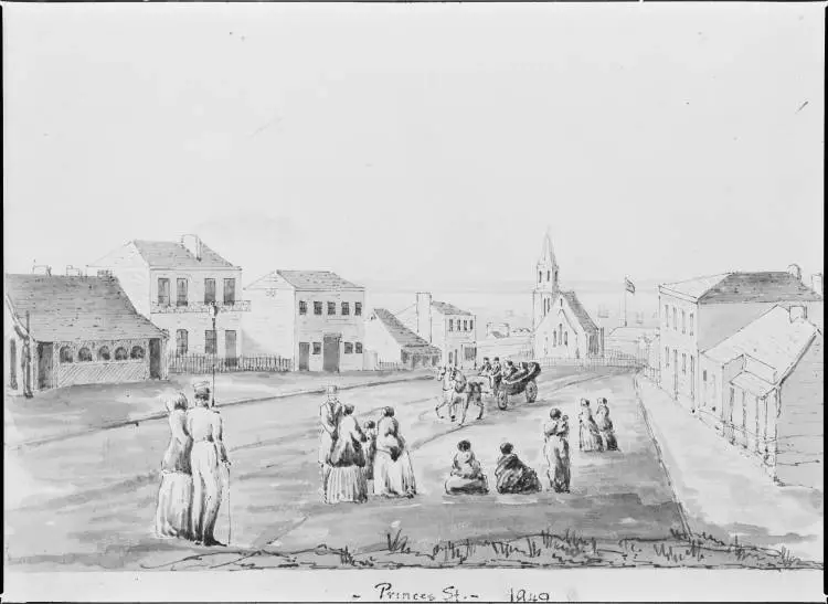 Princes Street, Auckland, 1849