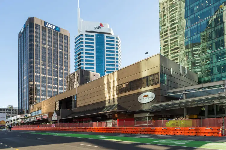 Downtown Shopping Centre demolition, Auckland Central, 2016