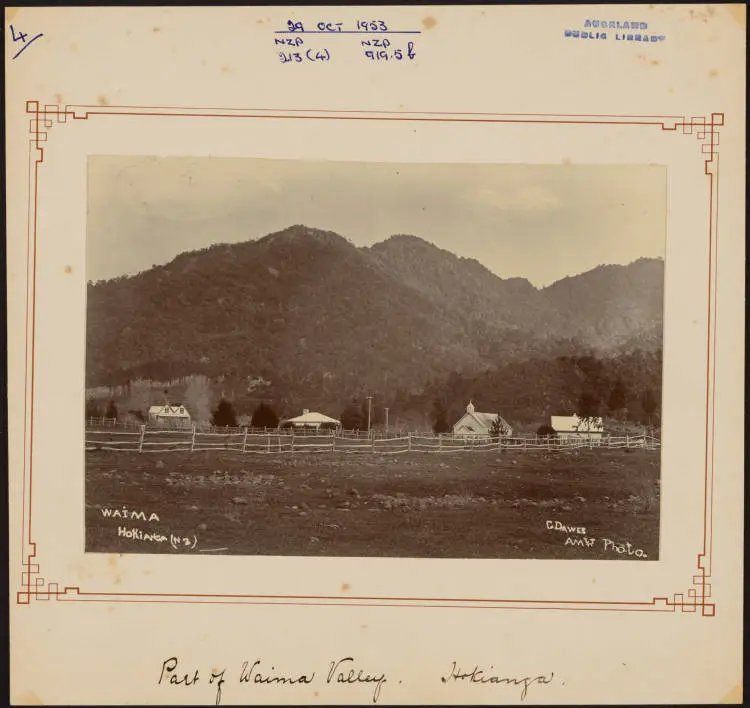 Settlement in the Waima Valley, Hokianga