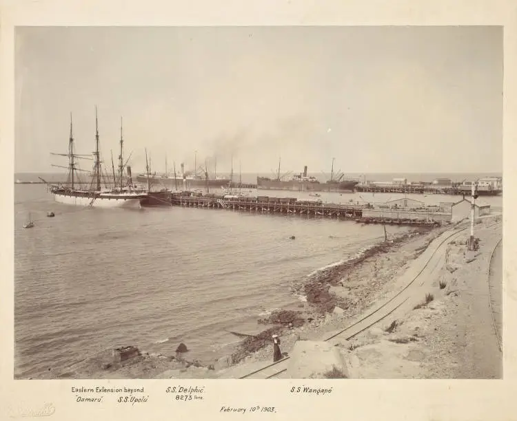 Timaru Harbour, 1903