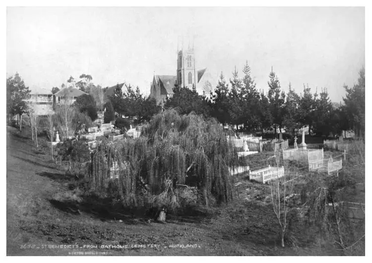 St Benedicts Church from the Catholic Cemetery