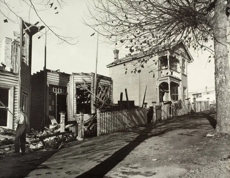 Howe Street, Freemans Bay, 1954