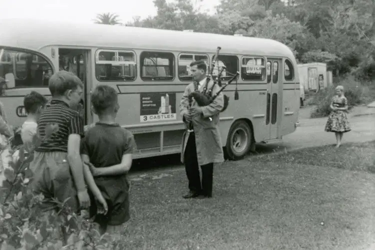 Castor Bay bus stop.