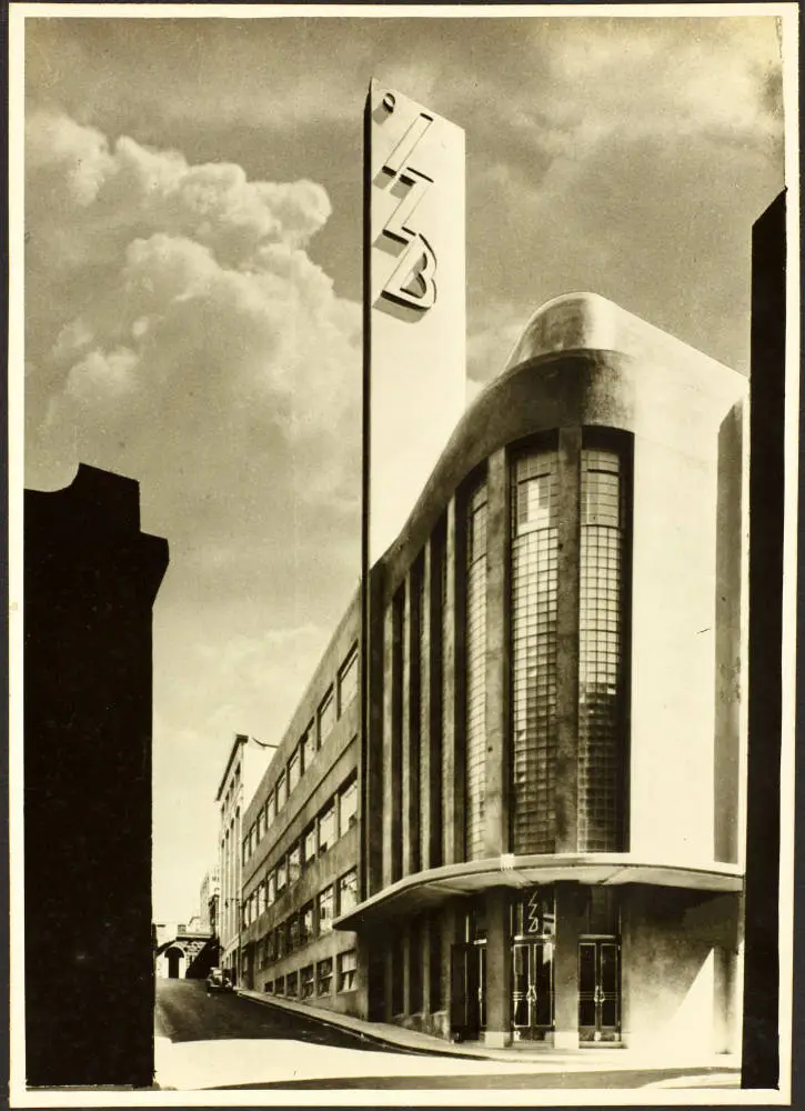 1ZB Building, Durham Street West, Auckland Central, 1941