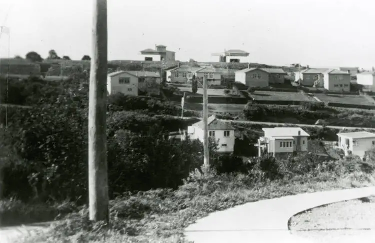 Gun emplacement site, J.F. Kennedy Park, Castor Bay.