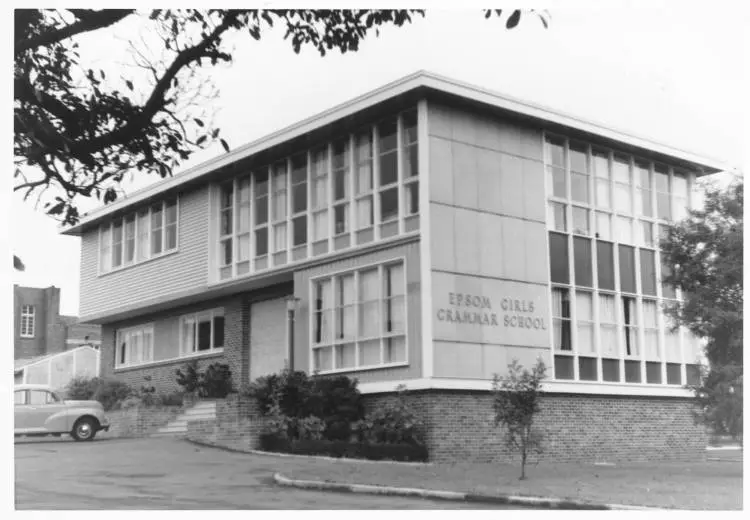 Epsom Girls' Grammar School, administration block, 1963