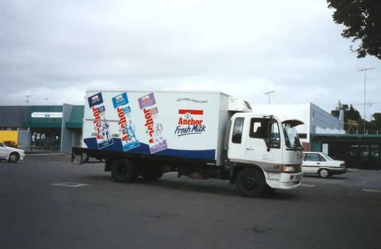 Anchor milk delivery truck, Browns Bay