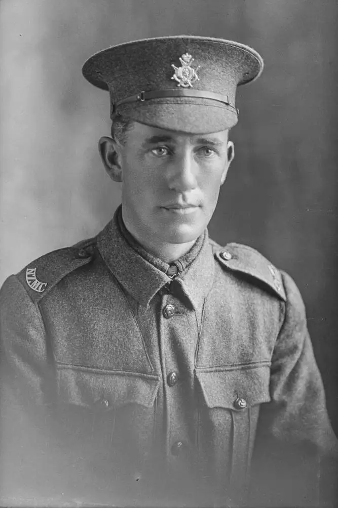 Private K Rutherford, 1916