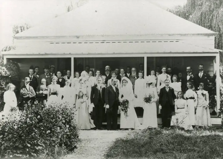 Wedding of Janet Campbell Brown and Andrew Young Ross, Browns Bay, North Shore.