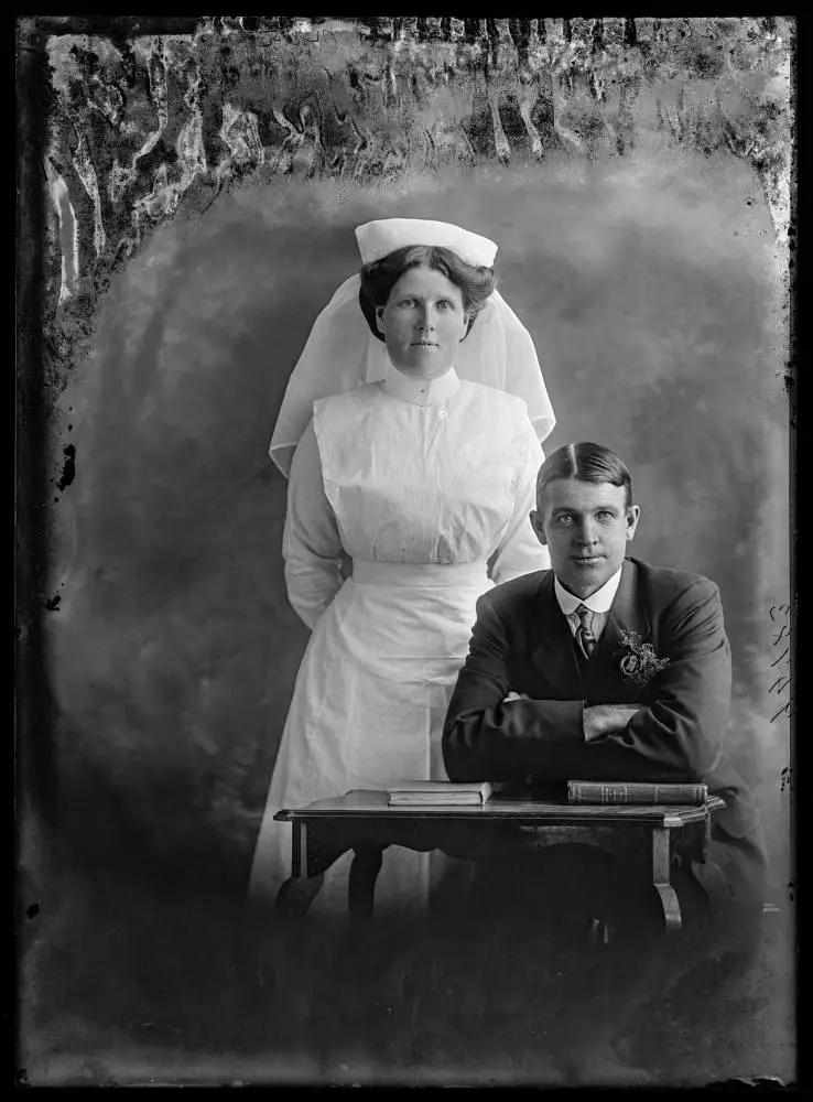 Mr Lupton and Miss Lupton, 1913