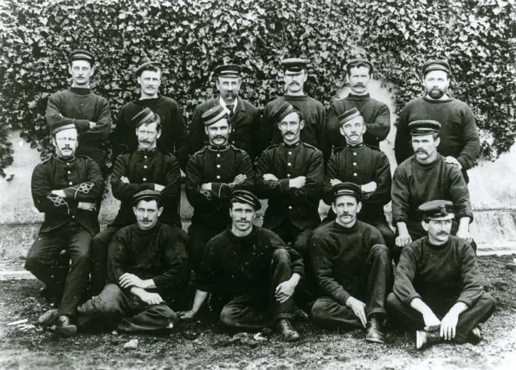 Portrait of the Torpedo Corps and Submarine Mining Corps, Devonport.