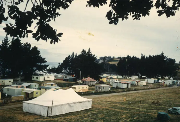 Long Bay Motor Camp, North Shore, Auckland, 1957