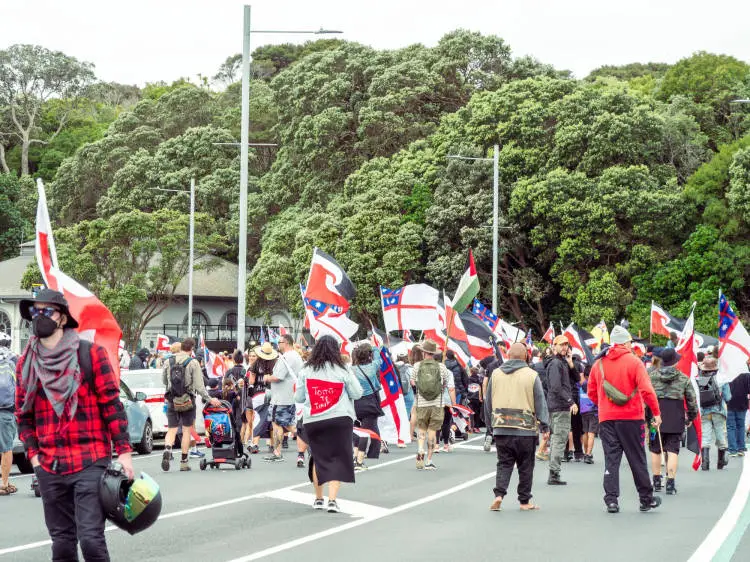 Hīkoi mō te Tiriti, Auckland, 2024