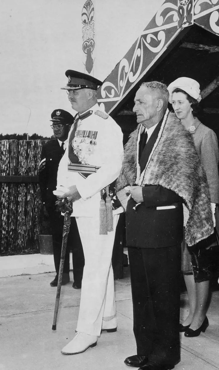 Opening Te Puea Memorial Marae, Māngere, 1965