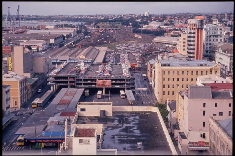 Britomart rail extension, Auckland Central, 1994
