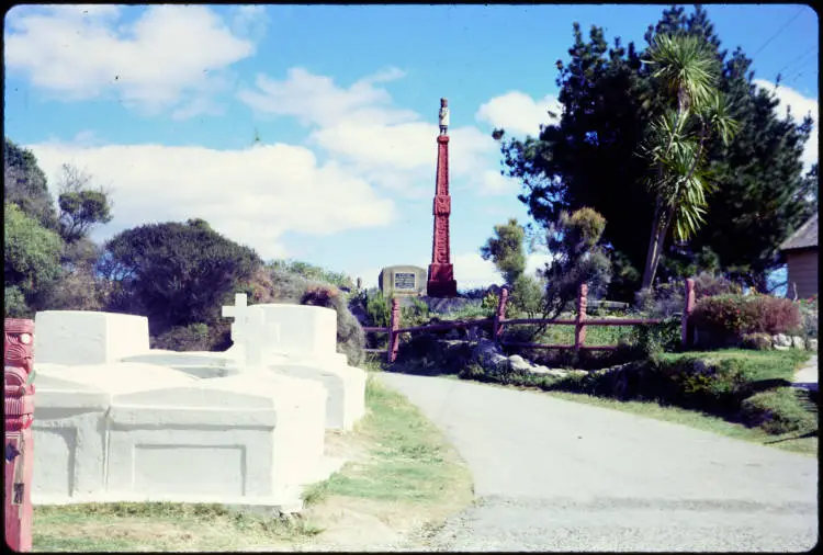 Whakarewarewa cemetery, Rotorua, 1966