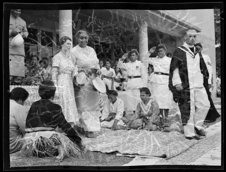 Queen Elizabeth II and Prince Philip In Tonga, 1953