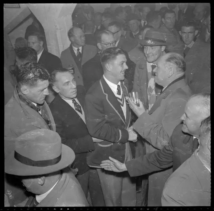 All Blacks versus South Africa: 2nd Test Post-Match Reception, Wellington, 1956