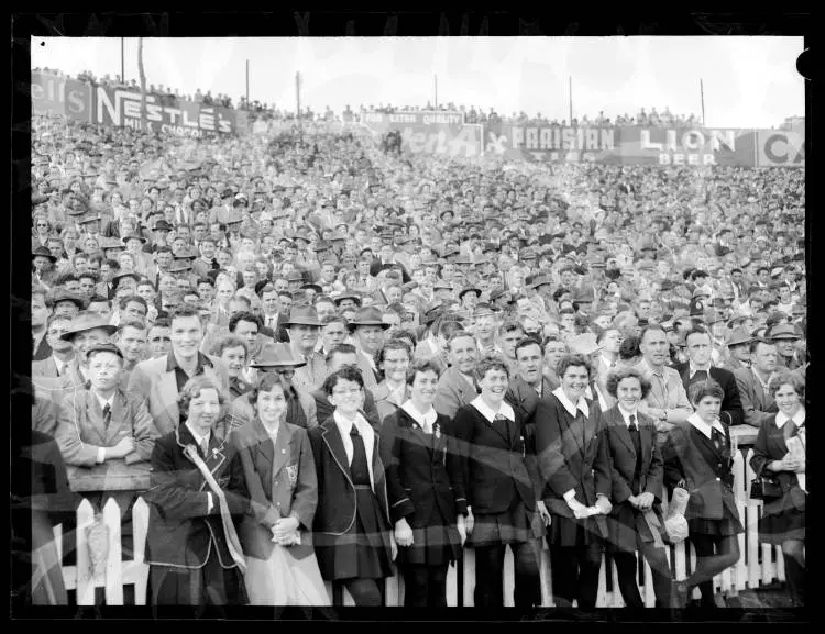 All Blacks versus Australia: 3rd Test, Eden Park, 1955