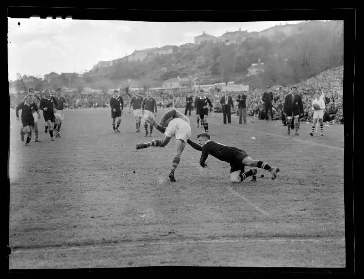 All Blacks versus Australia: 3rd Test, Eden Park, 1955