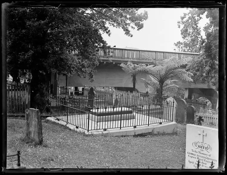 Captain Hobson's Grave, Symonds Street Cemetery, 1939