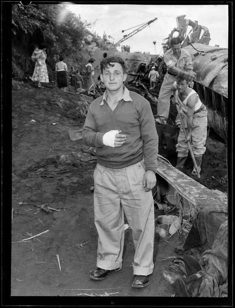 Survivor Louis Green, Tangiwai Railway Disaster, 1953