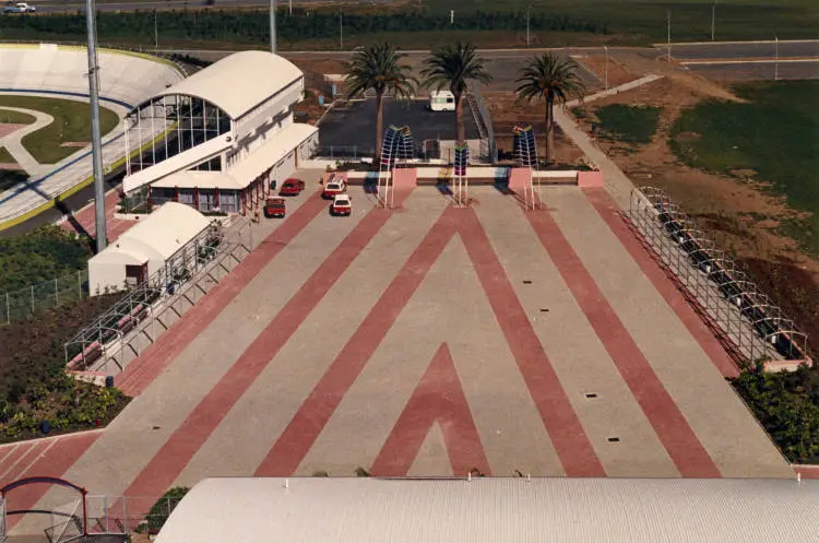 Concourse, Manukau Sports Bowl, Clover Park, 1989.