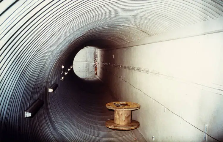 Velodrome subway, Manukau Sports Bowl, Clover Park, 1989.