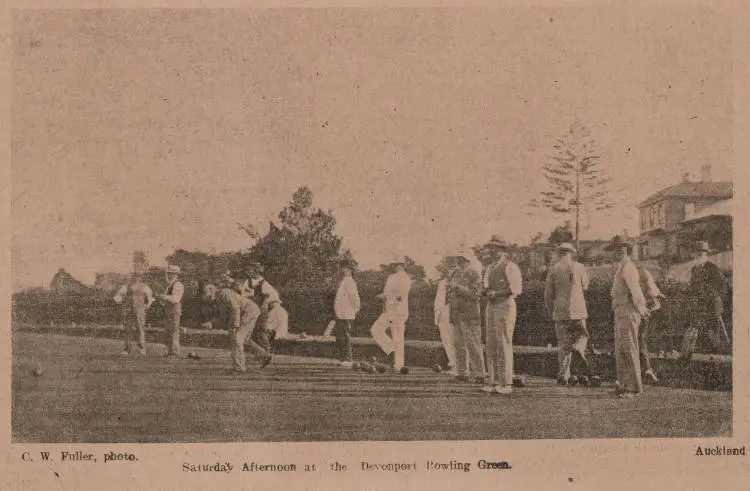 Saturday Afternoon at the Devonport Bowling Green