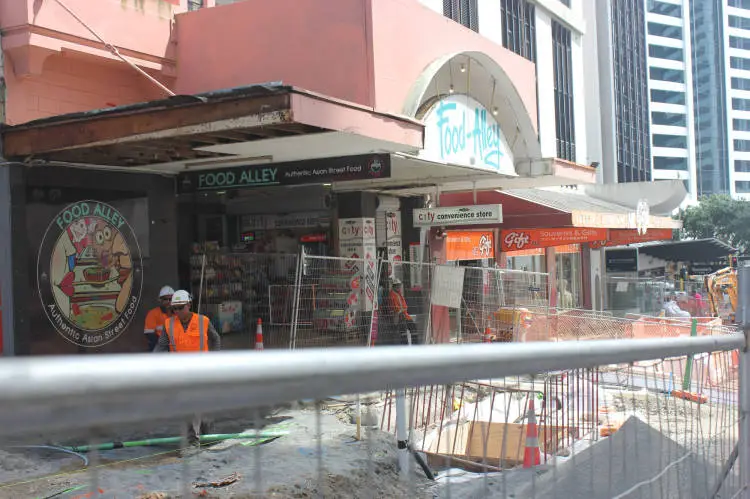 Food Alley, Albert Street, Auckland Central, 2020